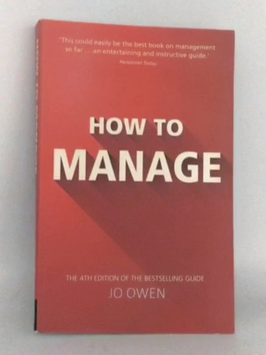 How to Manage - Jo Owen; 