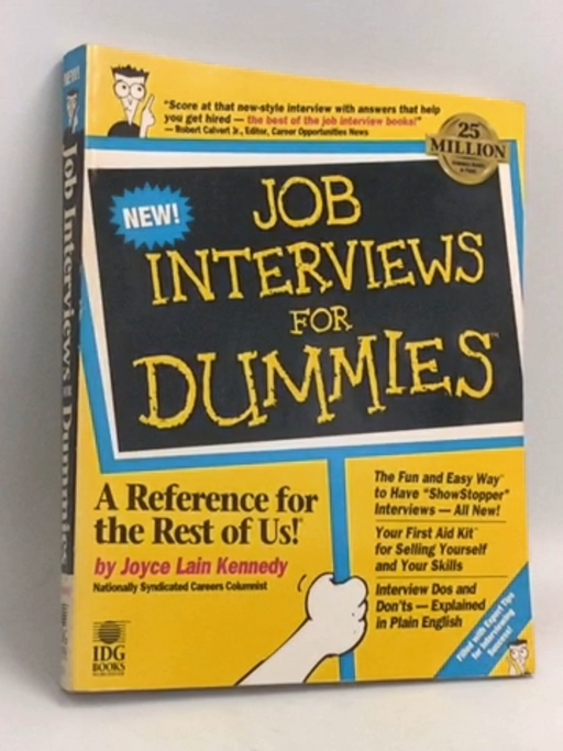 Job Interviews for Dummies - Joyce Lain Kennedy