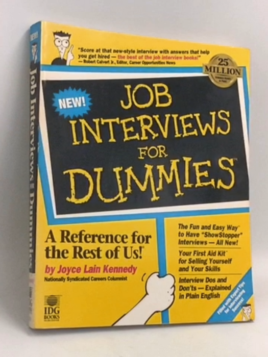 Job Interviews for Dummies - Joyce Lain Kennedy