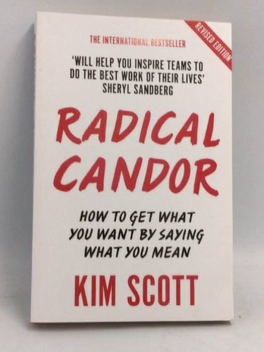 Radical Candor - Kim Scott; 