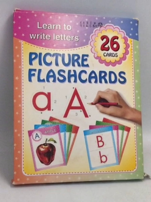 PICTURE FLSHCARDS - Learn to Write letters - 