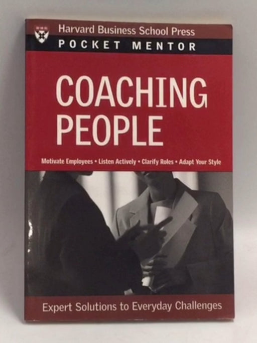Coaching People   - Harvard Business Review