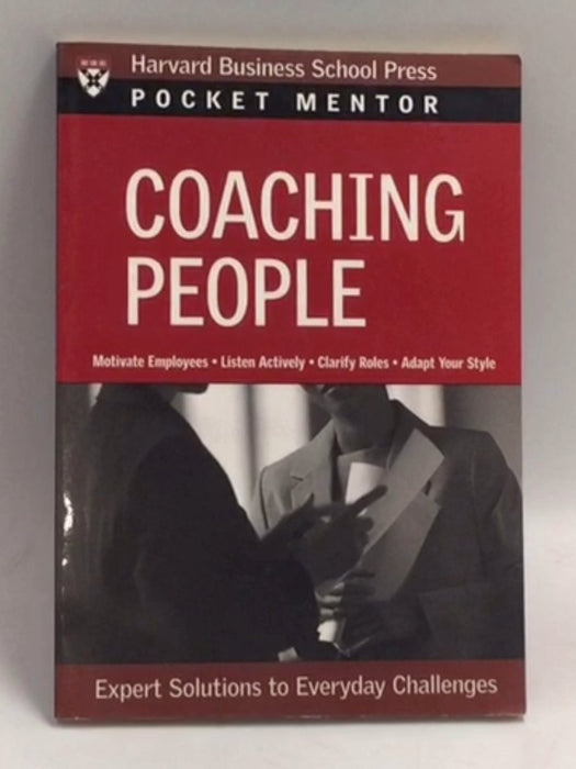 Coaching People   - Harvard Business Review