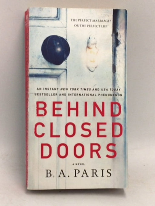 Behind Closed Doors   - B.A. Paris