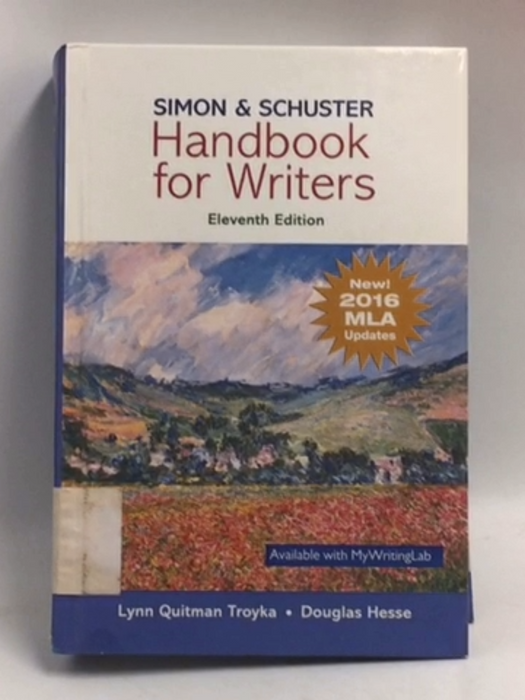 Simon & Schuster Handbook for Writers - Hardcover - Lynn Quitman Troyka