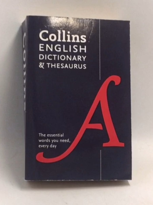 Collins English Dictionary and Thesaurus   - HarperCollins Publishers