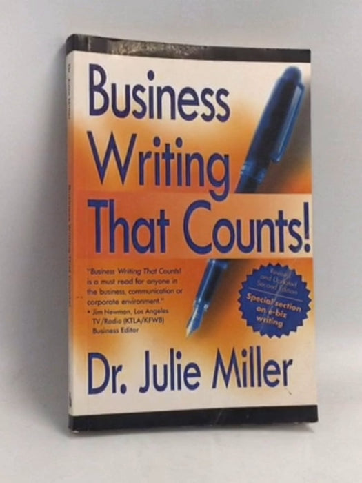 Business Writing That Counts - Julie Miller