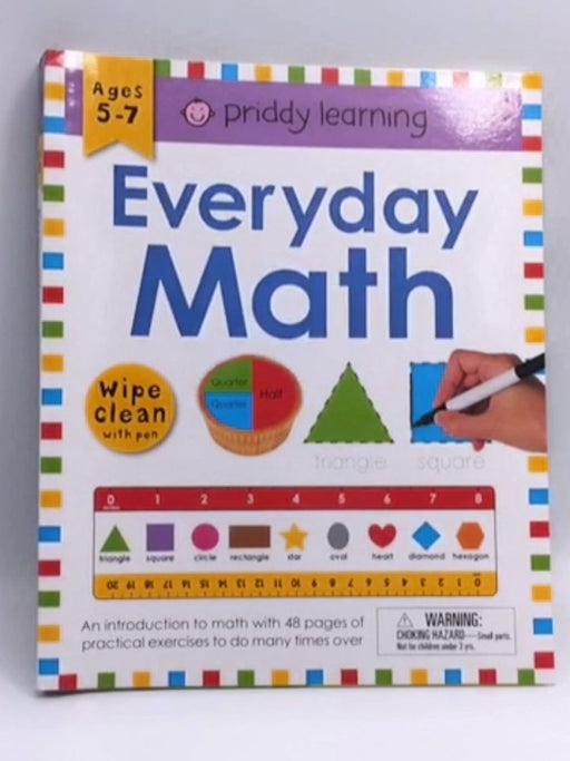 Wipe Clean Workbook: Everyday Math (enclosed spiral binding) - Roger Priddy; 