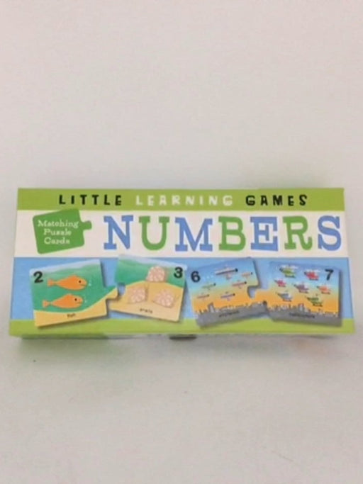 Numbers: Matching Puzzle Cards (Little Learning Games) - Elliot Kreloff