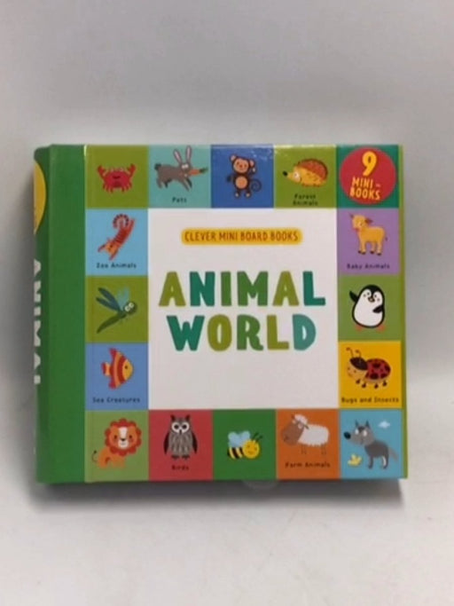 Animal World: 9 Mini Board Book Box Set- Board Book - Clever Publishing; 
