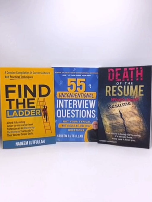 Find The Ladder, 55 Unconventional Interview & Death of the Resume - Nadeem Lutfullah