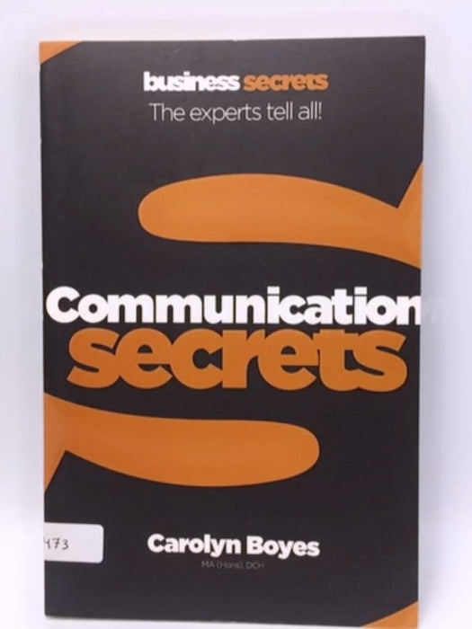 Communication - Carolyn Boyes; 