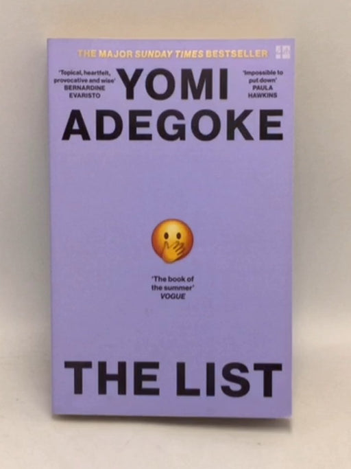 The List - Yomi Adegoke; 