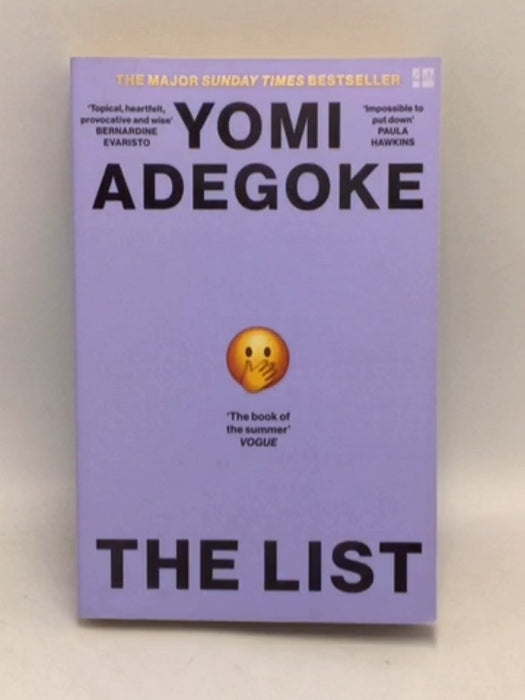 The List - Yomi Adegoke; 