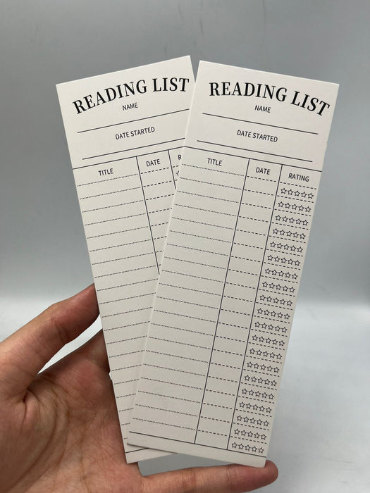 Reading List Bookmark - 