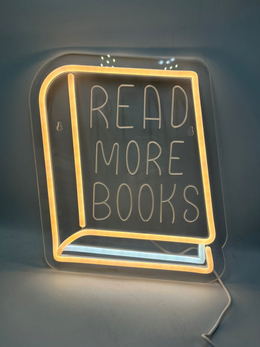 "Read More Books" Neon Sign - 