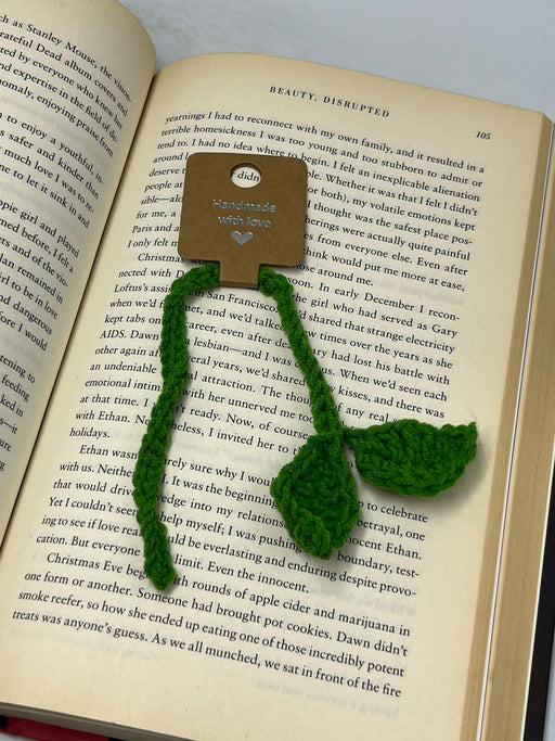 Leaf Crochet Bookmark - 