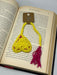 Yellow Heart Crochet Bookmark - 