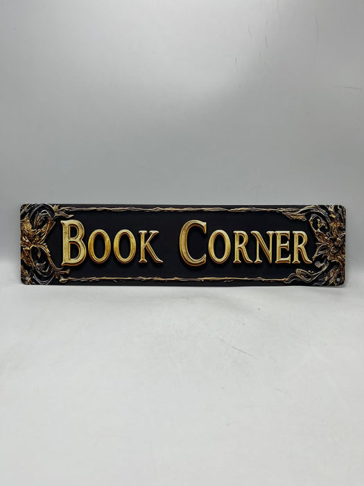 Book Corner Sign (Metal) - 