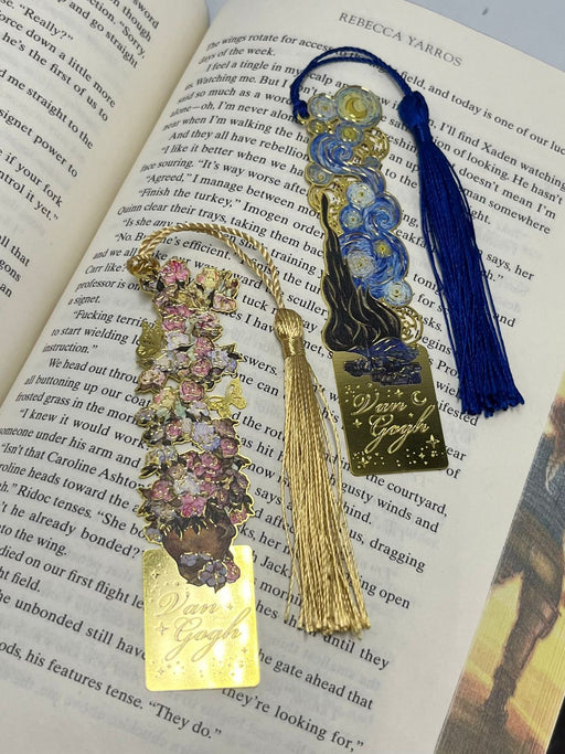 Van Gogh Metal Bookmark (Design 1) - 