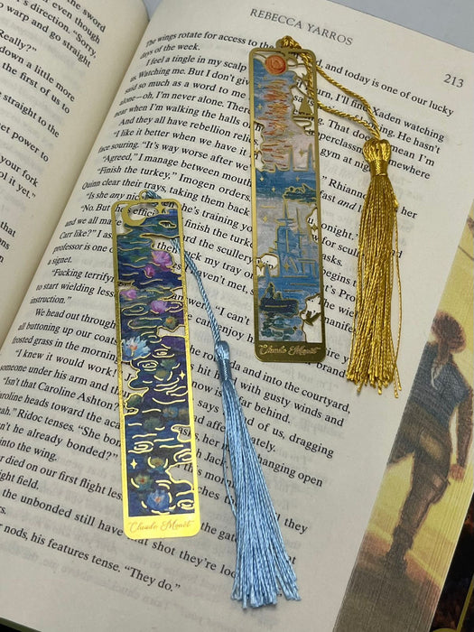 Claude Monet Metal Bookmark (Design 2) - 