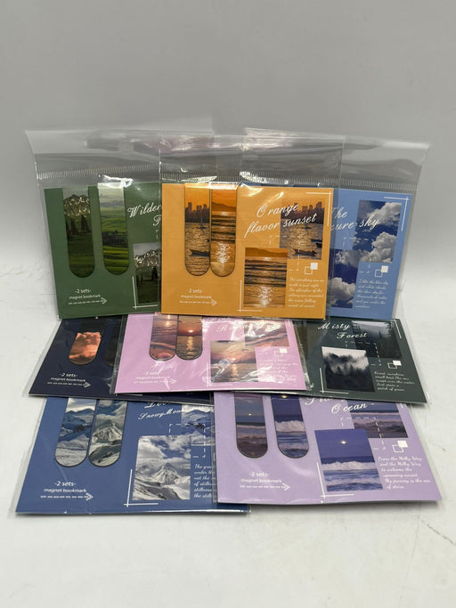 Set of 2 Magnetic Bookmarks - 