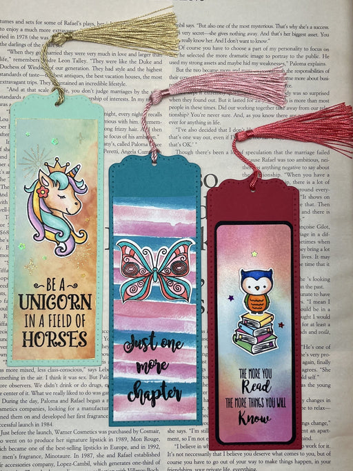 Unicorn / Butterfly / Owl Bookmark - 