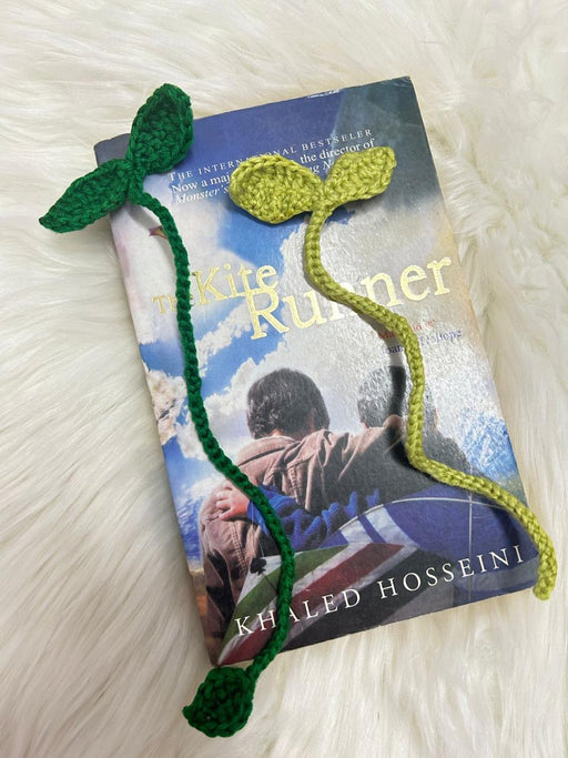 Leaf Crochet Bookmark - 