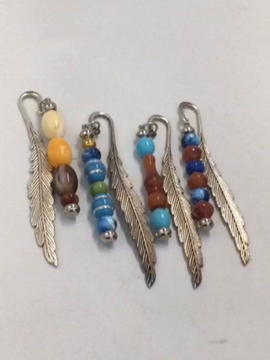Handmade Beaded Design - Bookmark (Design #1) - 