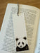 Panda Watercolor Bookmark - 