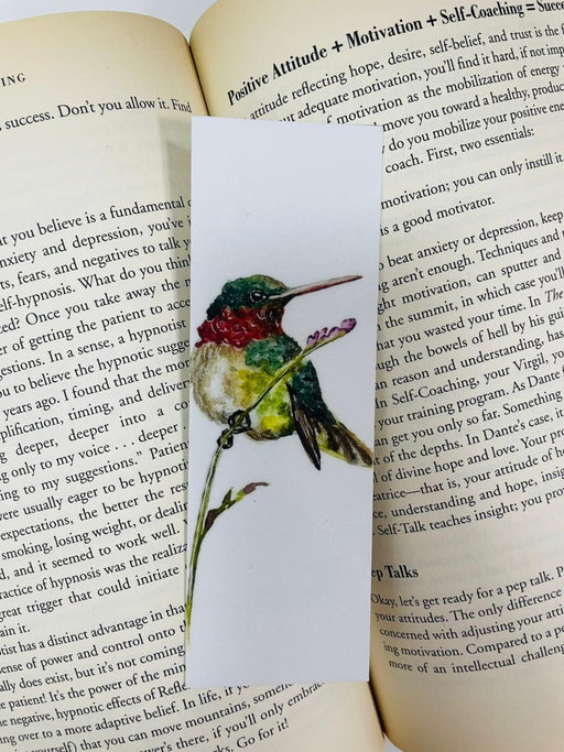 The Hummingbird Watercolour Bookmark - 