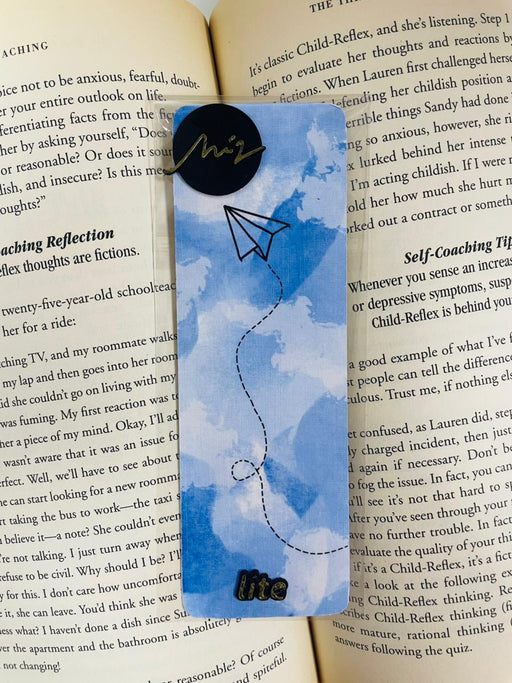 Drifting Blue Bookmark - 