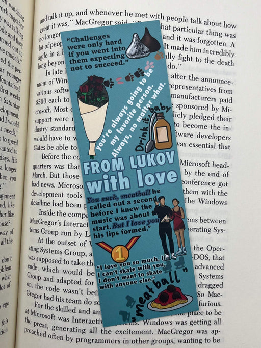 From Lukov with Love Bookmark - 