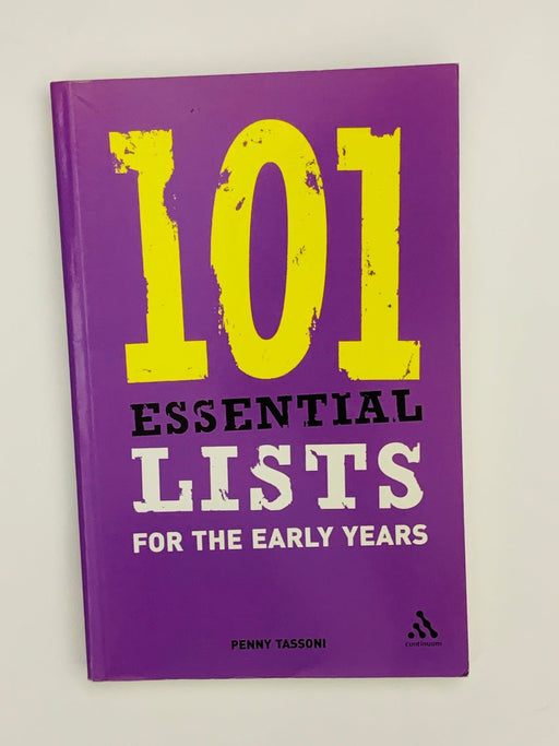 101 Essential Lists for the Early Years Online Book Store – Bookends