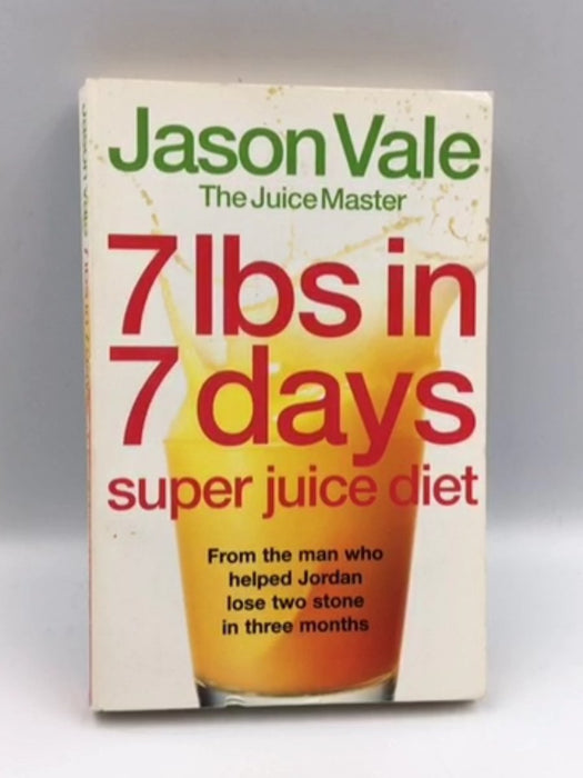 7lbs in 7 Days Super Juice Diet Online Book Store – Bookends