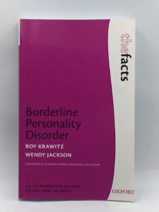 Borderline Personality Disorder - Roy Krawitz, Wendy Jackson