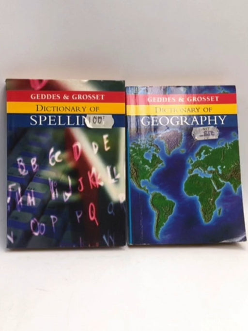 Dictionary of Geography / Spelling - Geddes and Grosset 