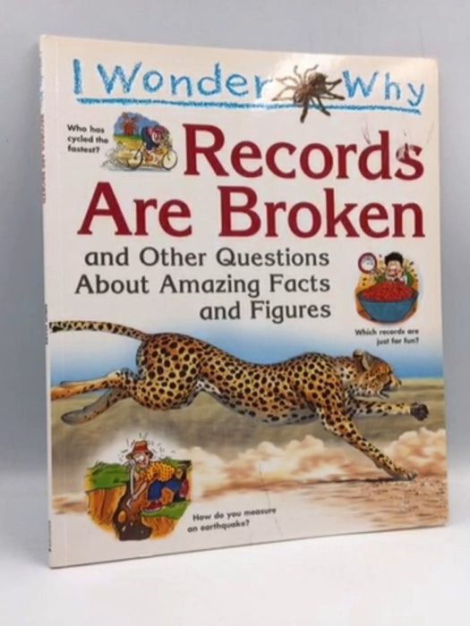 I Wonder Why Records Are Broken - Simon Adams; 