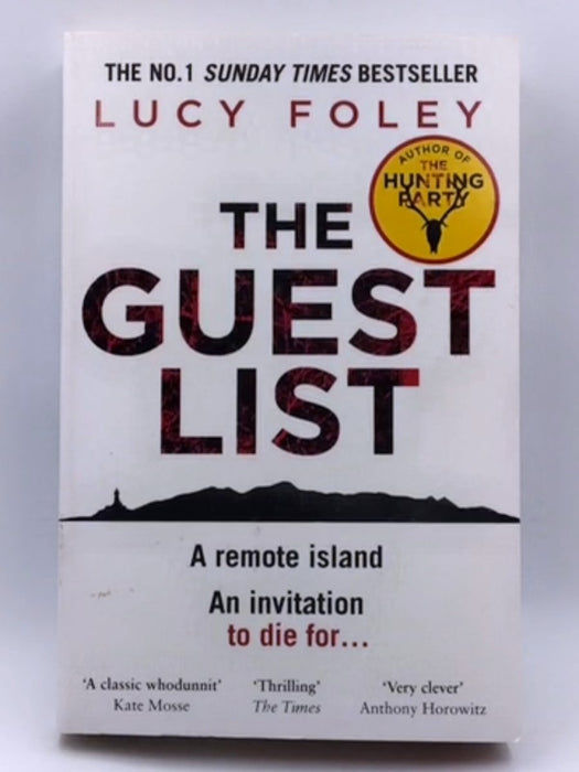 The Guest List by Lucy Foley; – Online Book Store – Bookends