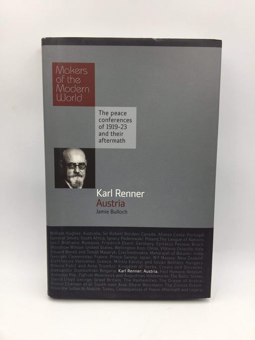 Karl Renner: Austria (Hardcover) - Jamie Bulloch; 