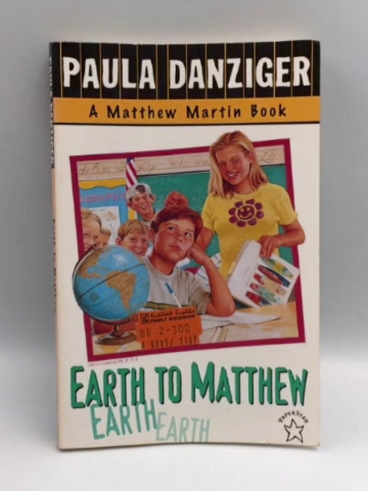 Earth to Matthew - Paula Danziger; 