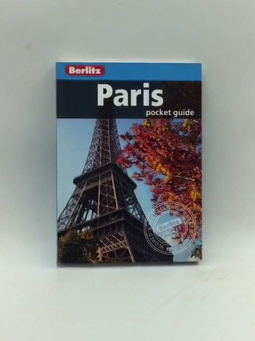 Berlitz Pocket Guide Paris (Berlitz Pocket Guides) - BPG; 