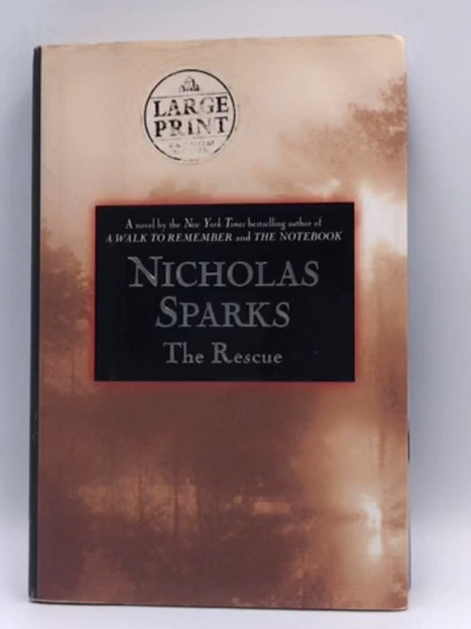 The Rescue (Hardcover) - Nicholas Sparks; 