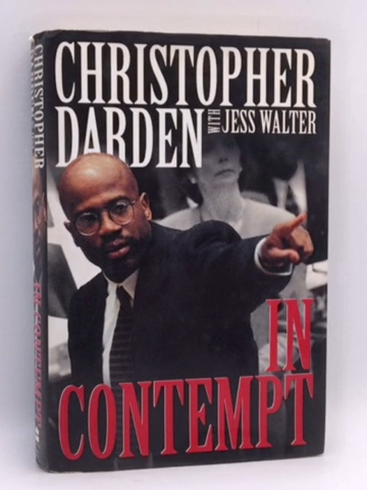 In Contempt - Hardcover - Christopher A. Darden; Jess Walter; 