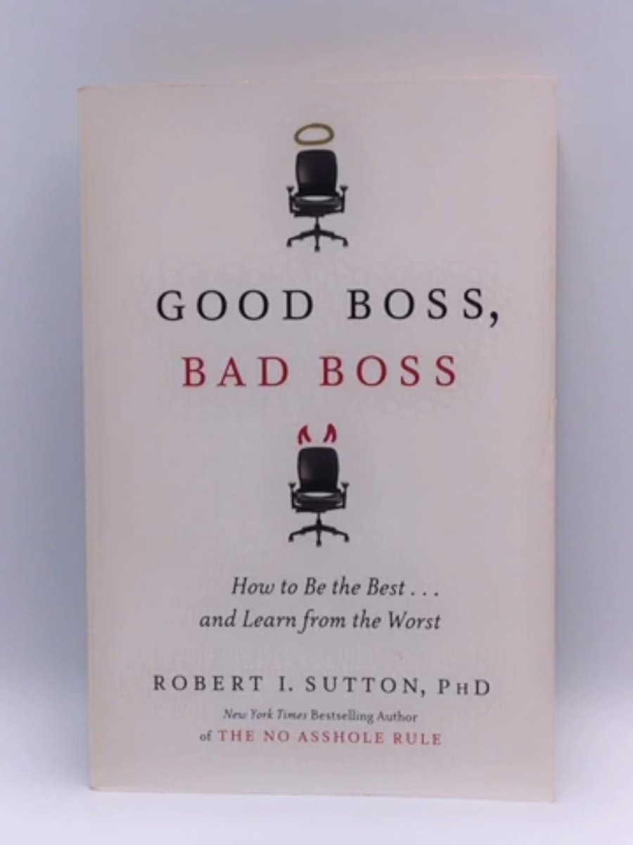 Good Boss, Bad Boss by Robert Sutton; – Online Book Store – Bookends