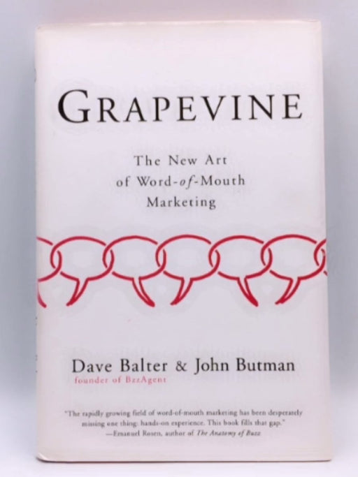 Grapevine - Hardcover - Dave Balter; John Butman; 