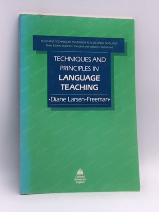Teaching English Grammar - Diane Larsen-Freeman; Jim Scrivener; 