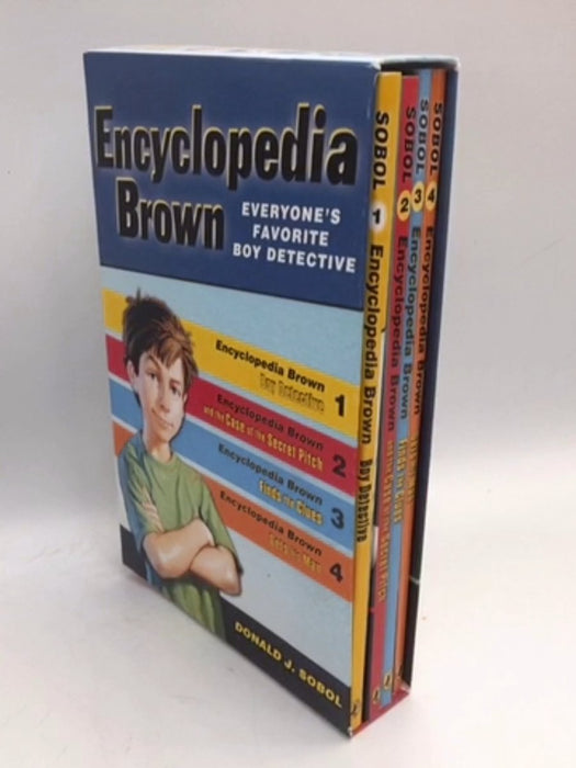 Encyclopedia Brown Box Set (4 Books) - Donald J. Sobol; 