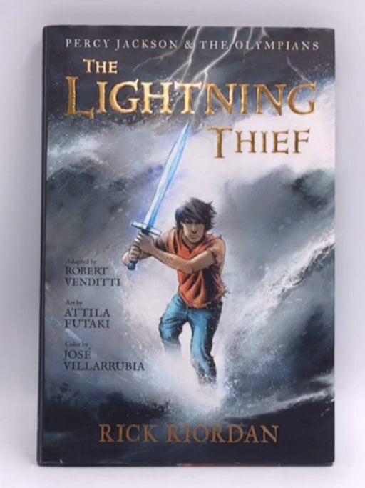 The Lightning Thief : Book 1- Hardcover  - Riordan, Rick; Venditti, Robert; 