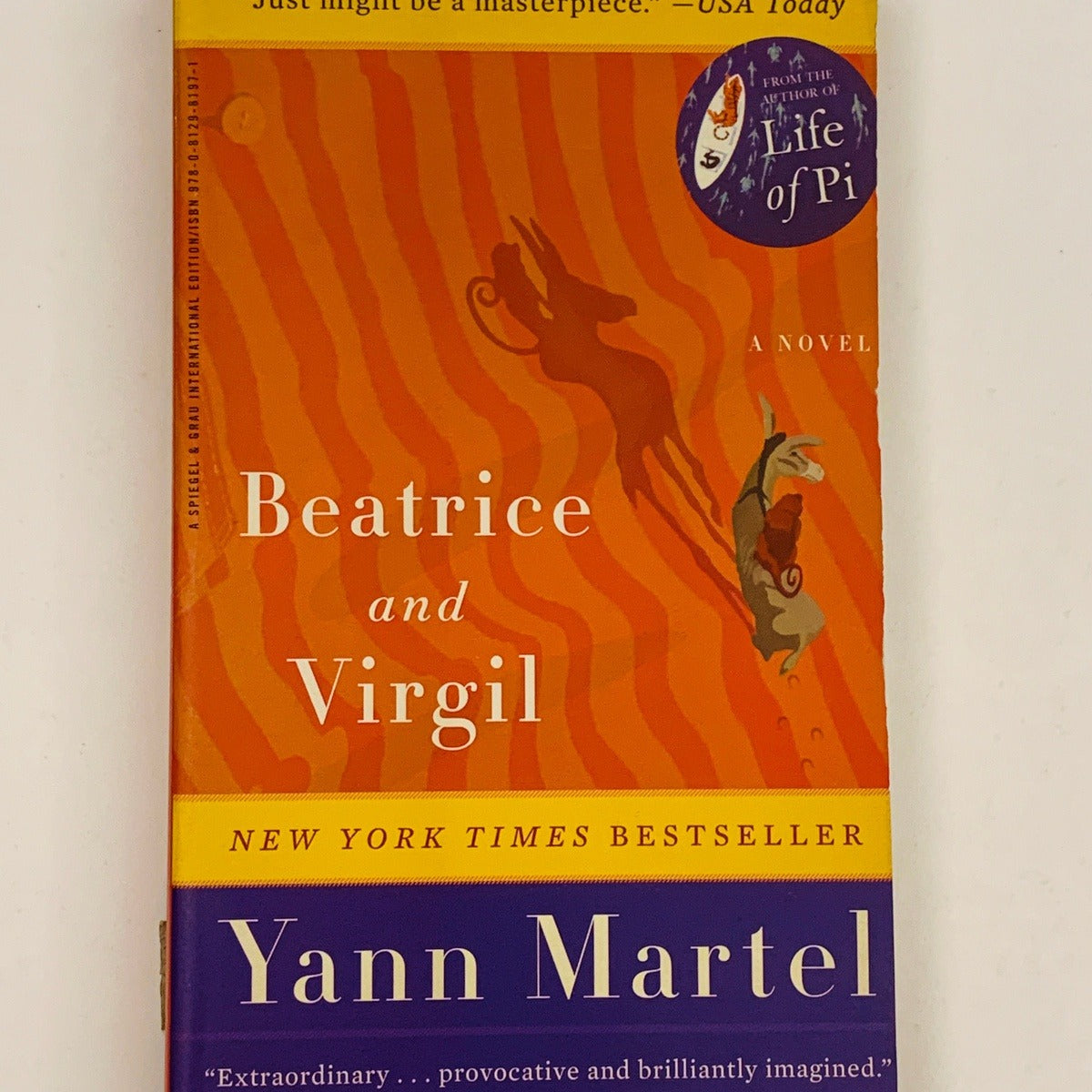 Beatrice and Virgil by Yann Martel Online Book Store Bookends